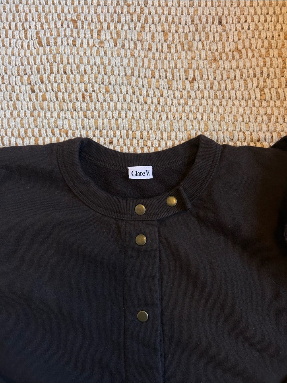 Clare V. le snap sweatshirt - Picture 3 of 5